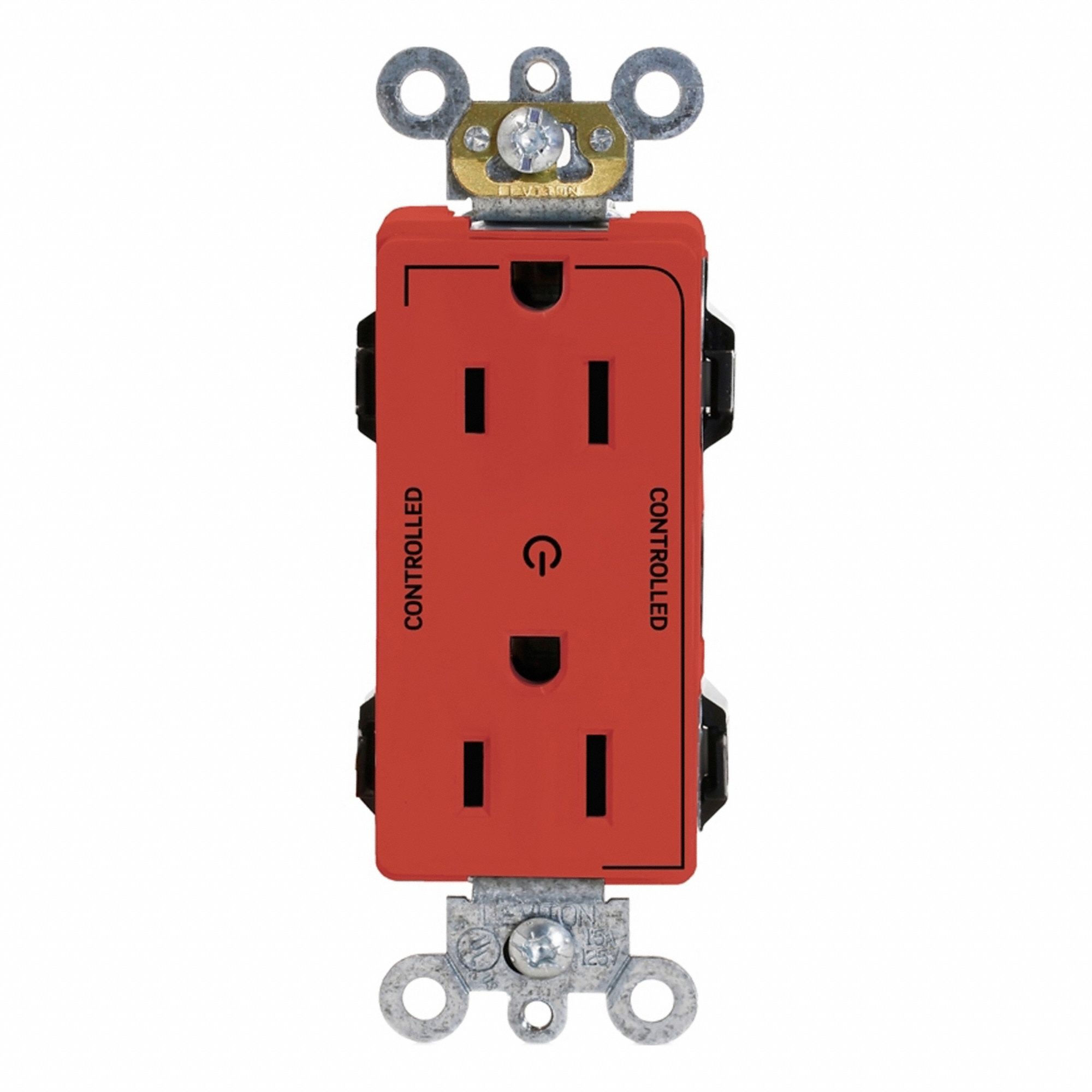 Lev-Lok DPl Dup 15A 125V 2MCtrl Red