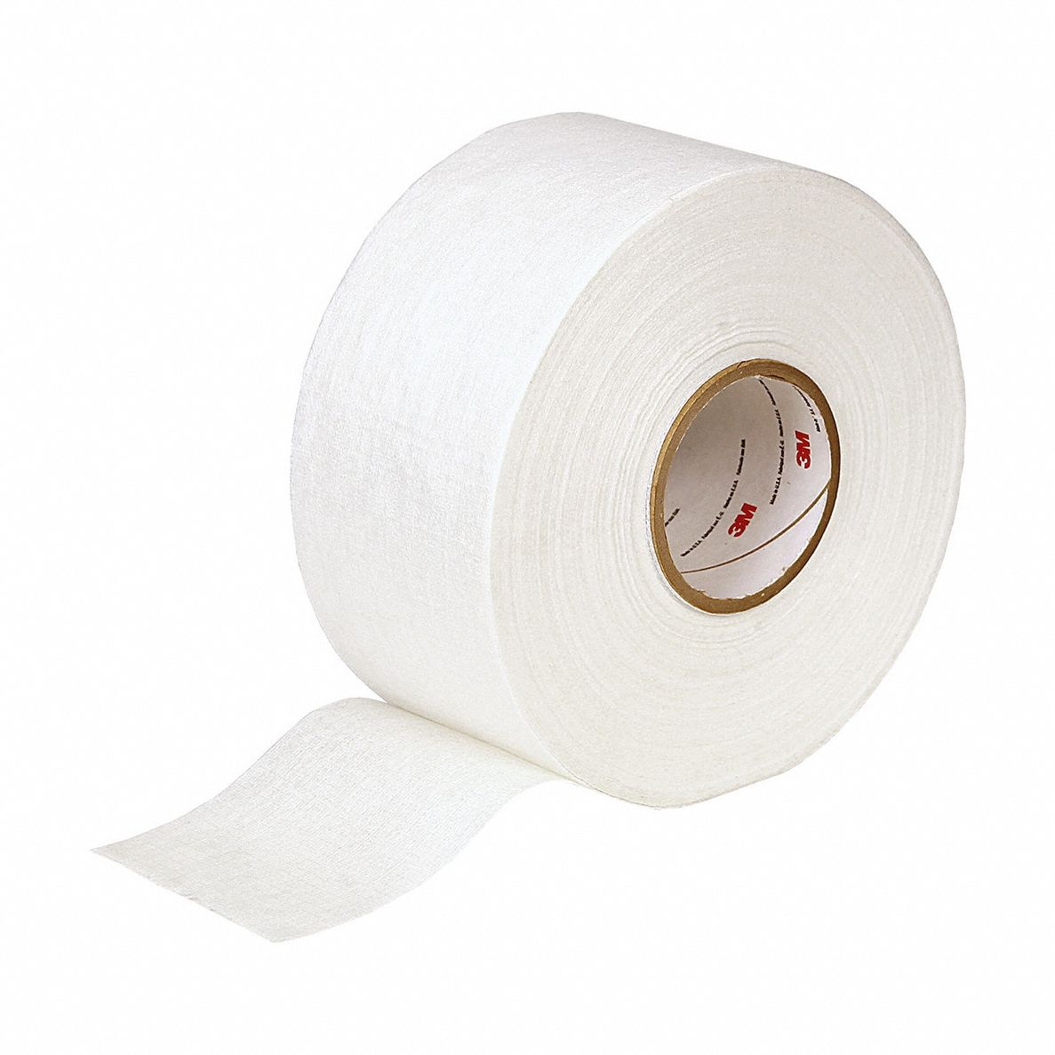 Dirt Trap Protection Material: 300 ft Lg, 4 in Wd, White, Non-woven Surface Protective