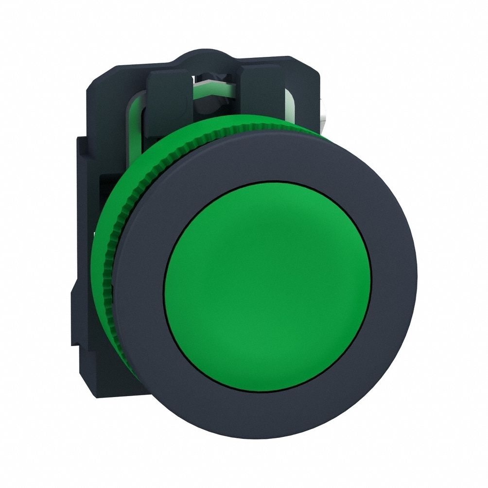 Flush Push Button Operator: Non-Illuminated, Flush Profile, Non-Metallic, 30 mm