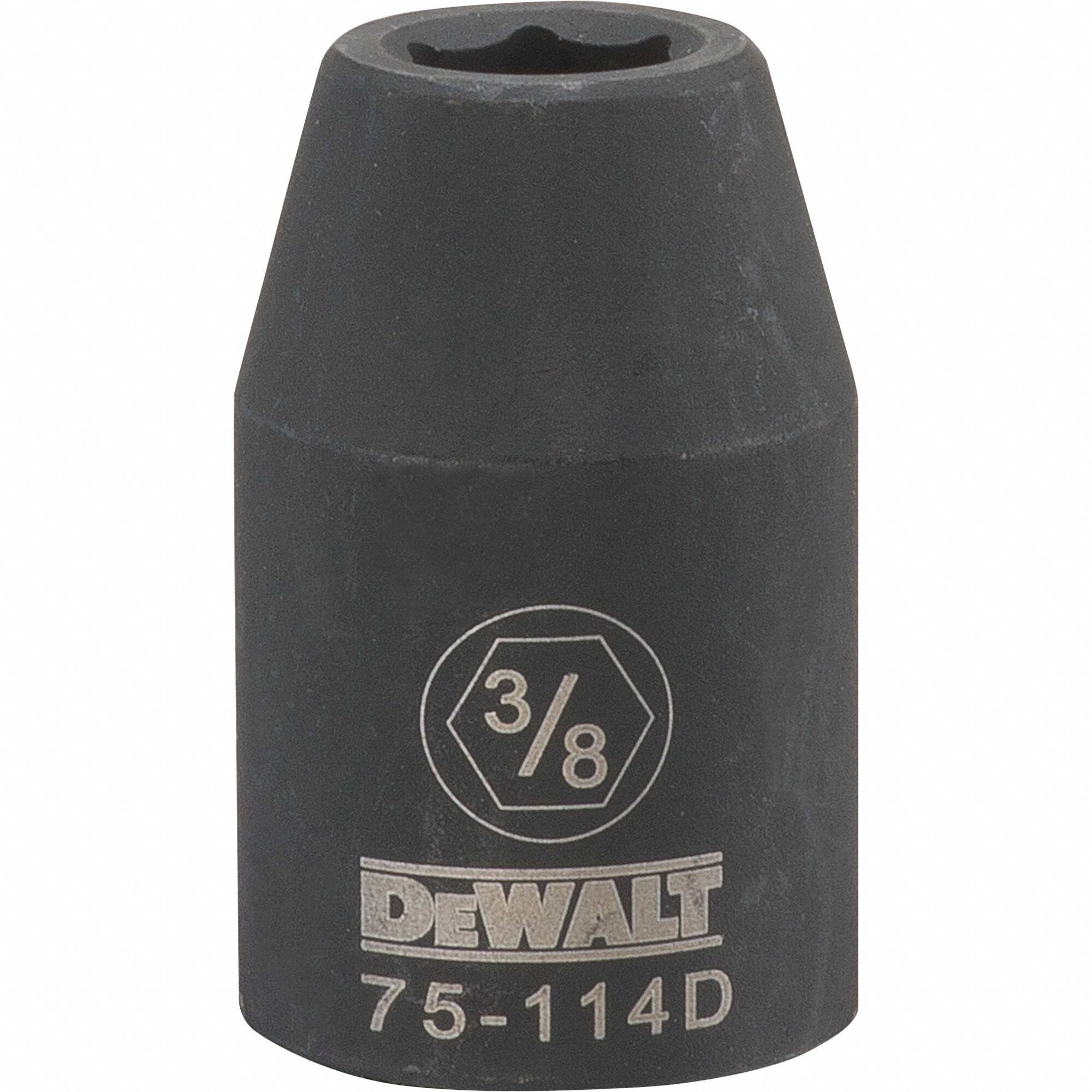 Drive Impact Socket 6PT 1/2in 3/8in SAE