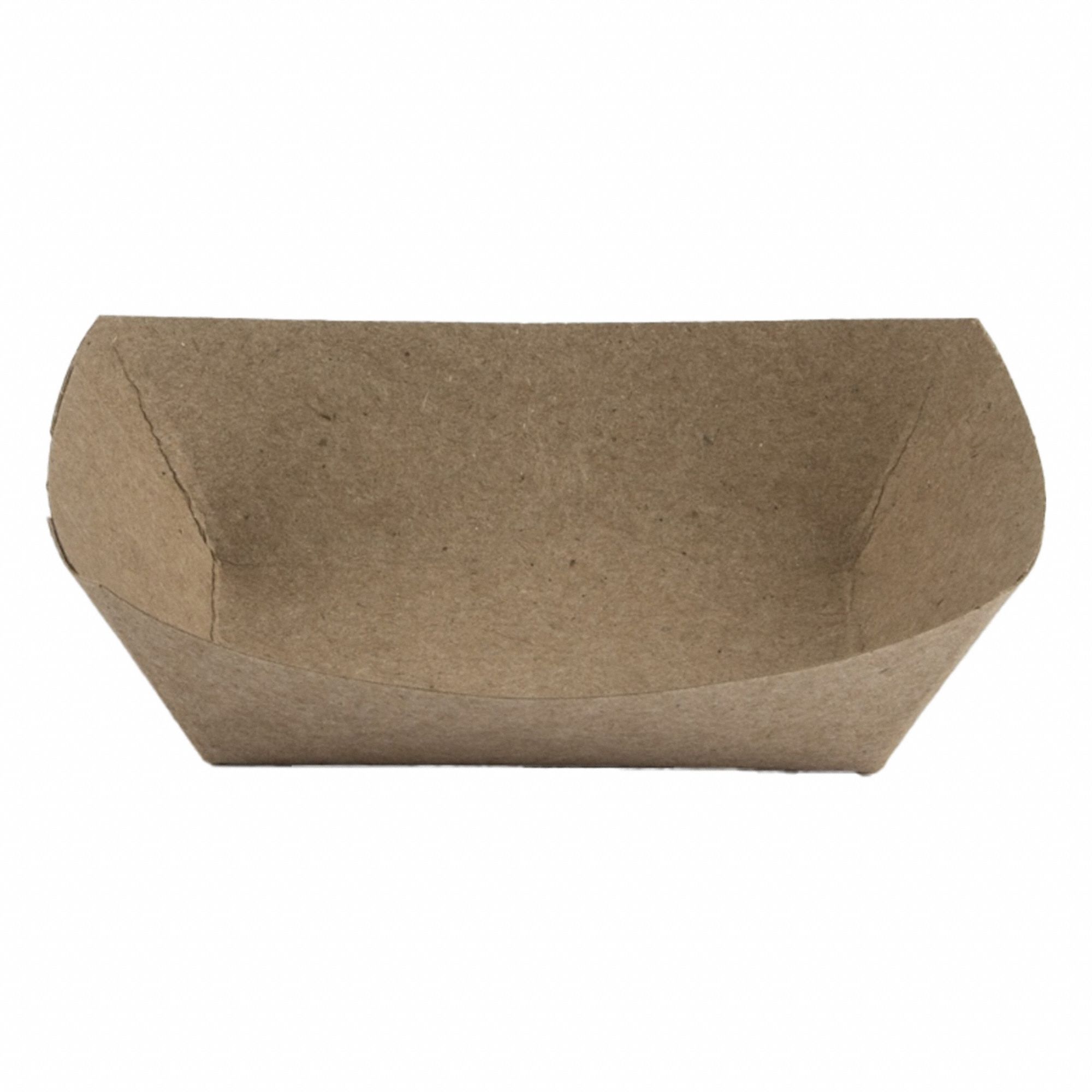 Disposable Carry-Out Food Container: 1 Compartments, 2 1/8 in Ht, Brown, 1, 000 PK