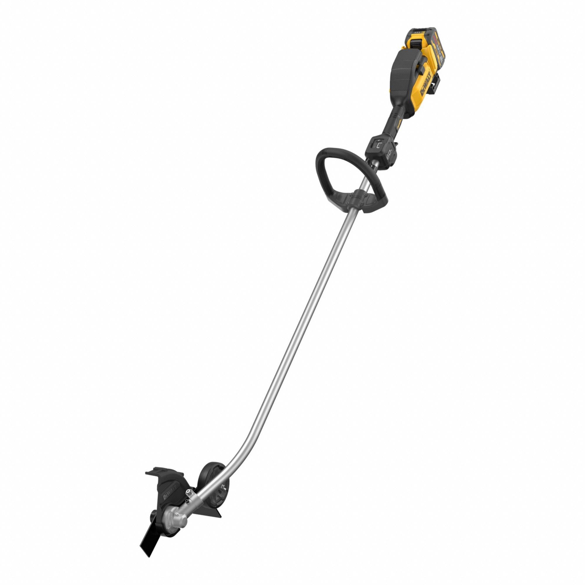 Lawn Edger Kit: 7 1/2 in Cutting Dp, Curved, 28.4 cc, Not Capable, Brushless, 12.0 AH, 60 V