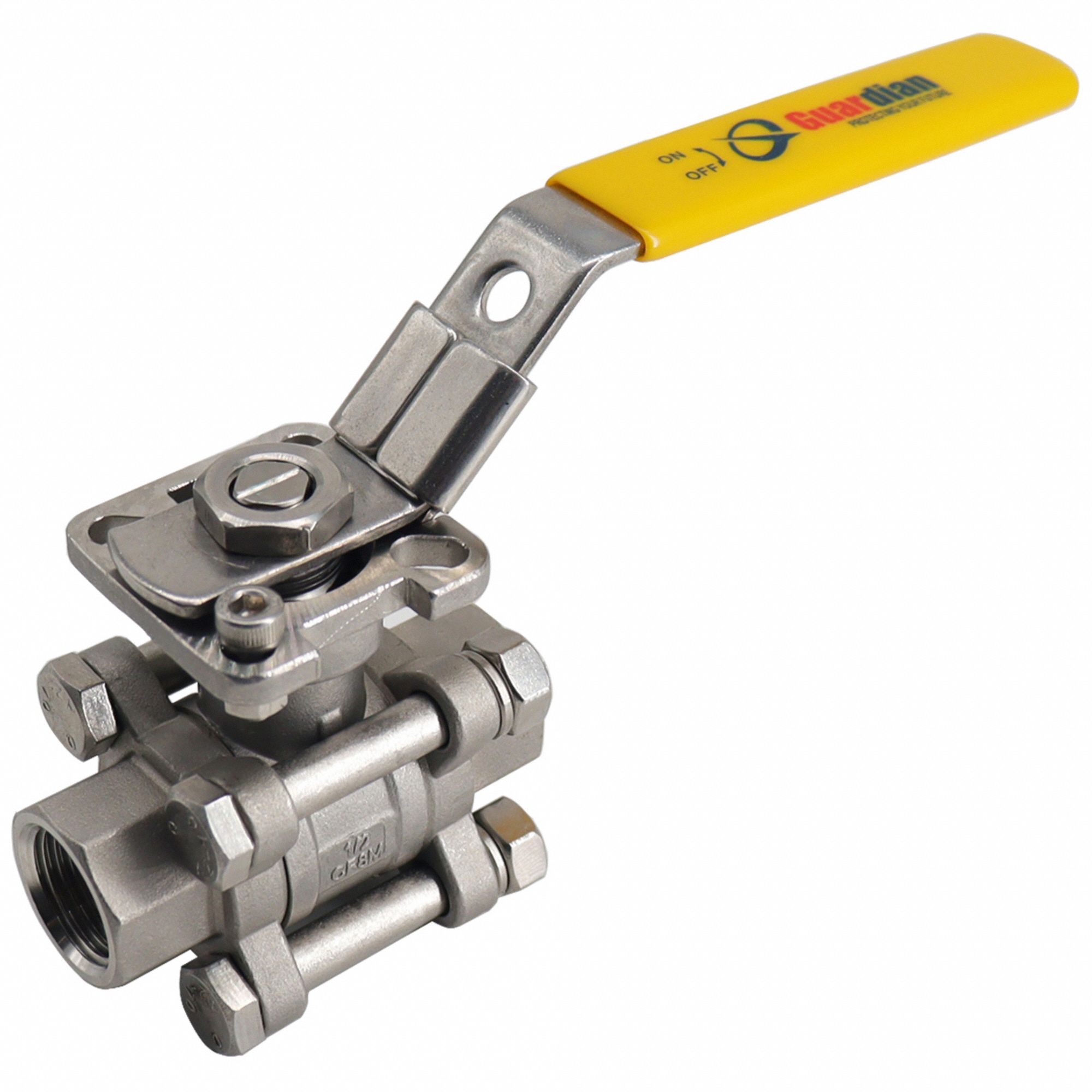 4 in, 316 Stainless Steel, Manual Two-Way Ball Valve - 796AD5 ...