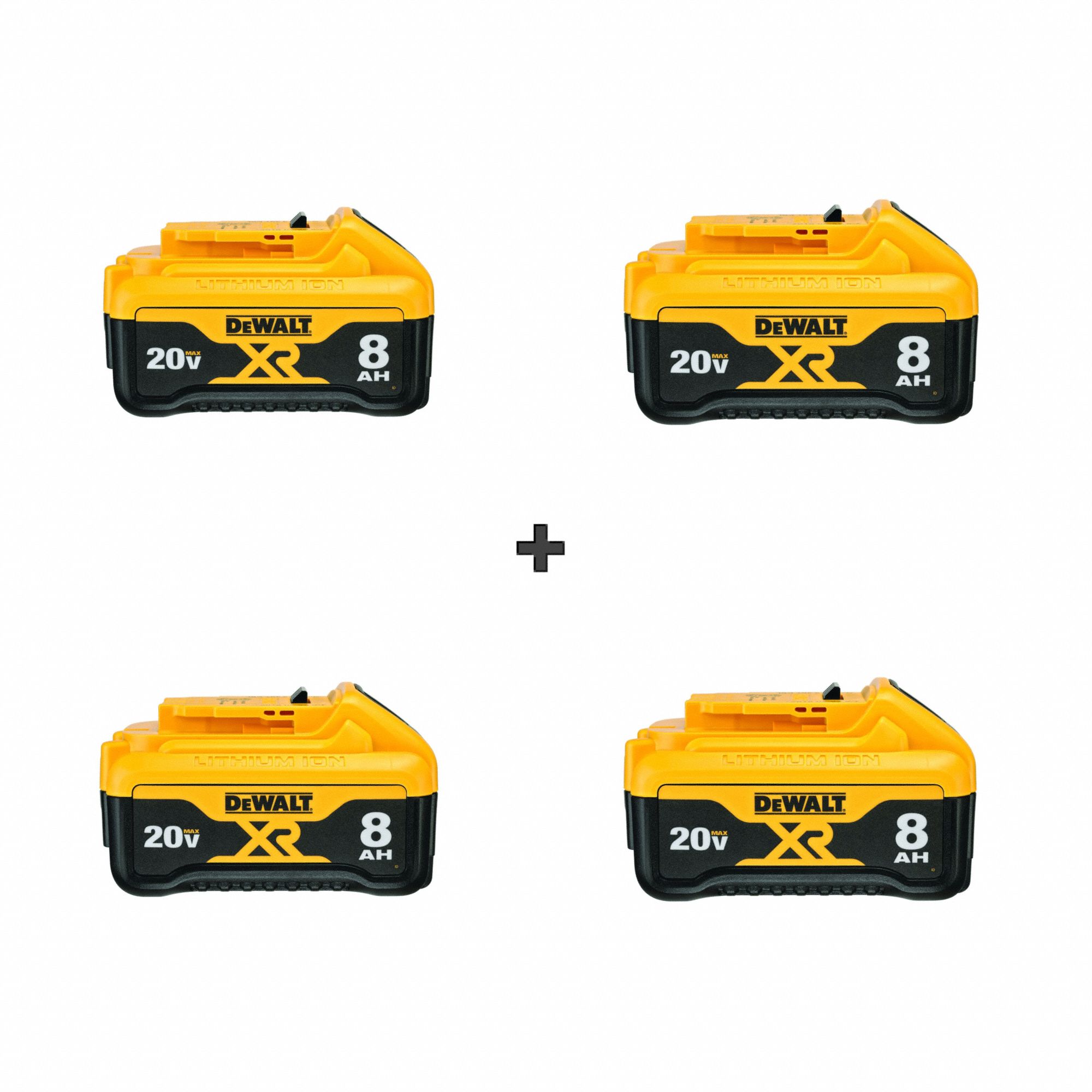 20V MAX XR 8Ah BATTERY FOUR PACK