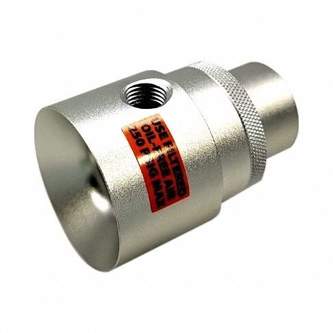 Air Amplifier: Stainless Steel, 14 scfm Air Consumption, 188 scfm Air Output Volume @ 80 psi, Adj