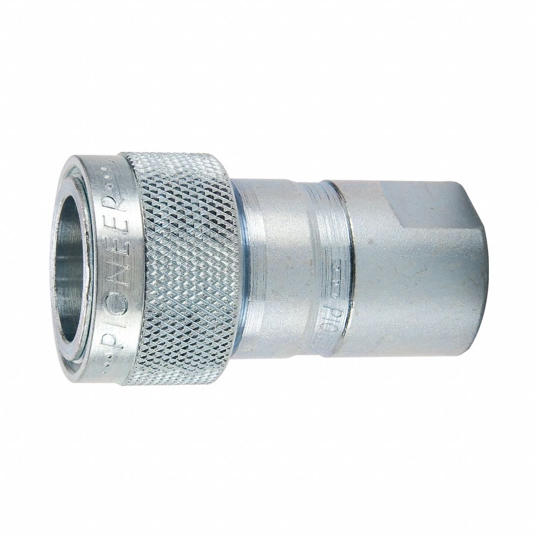 Coupler: 1/4 in Coupling Size, Steel, 11.356 lpm Max. Flow Rate, Poppet, 3/4"-16 Thread Size