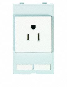 Socket Insert: NEMA 5-15, 125 V AC Socket Volt Rating, 51 mm x 88 mm