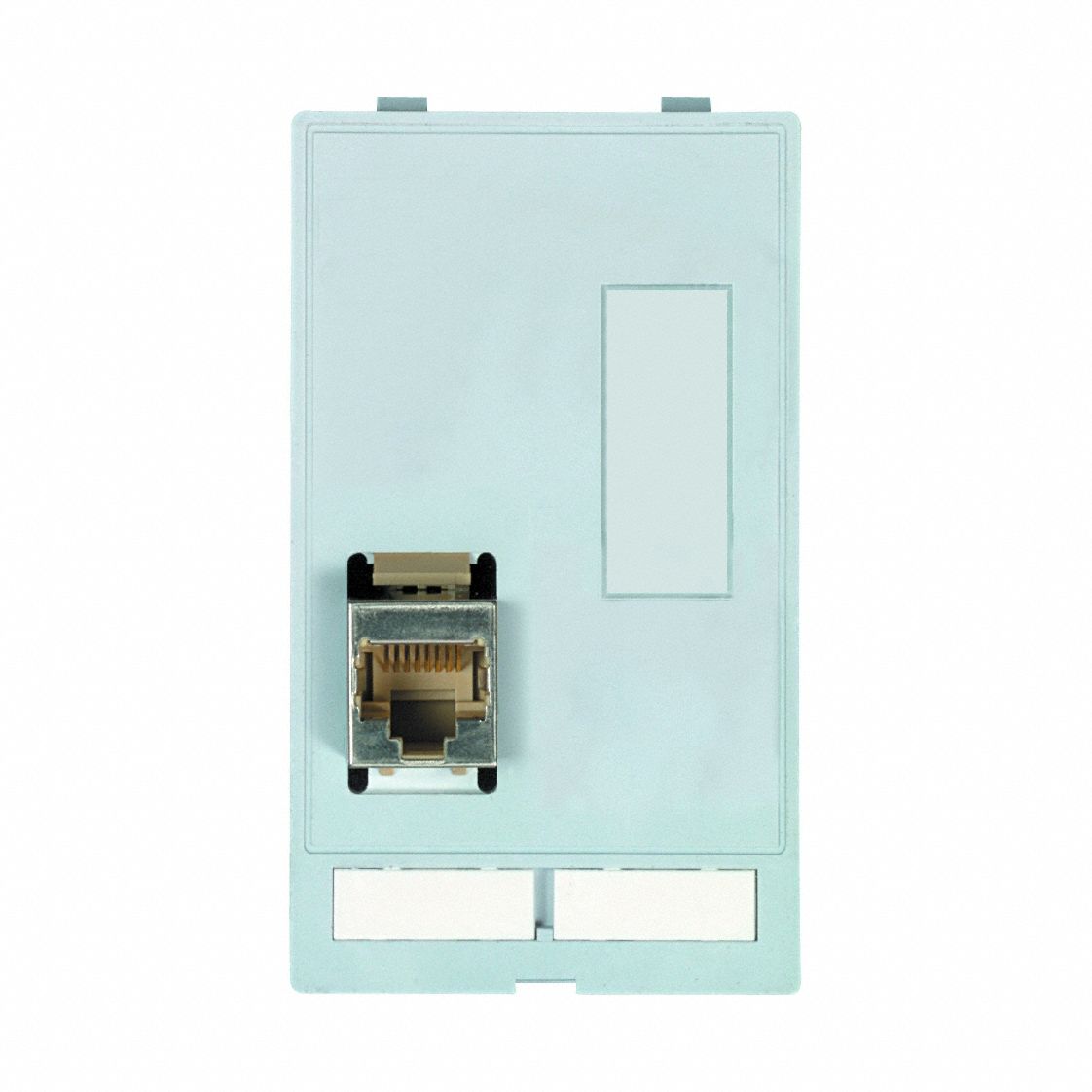 Data Insert: RJ45 Cat5E/SUB-D9 Blind Plug, 51 mm x 88 mm