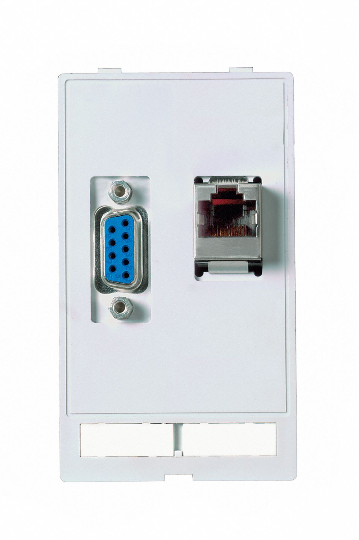 Data Insert: RJ45 Cat5E/SUB-D9, 51 mm x 88 mm