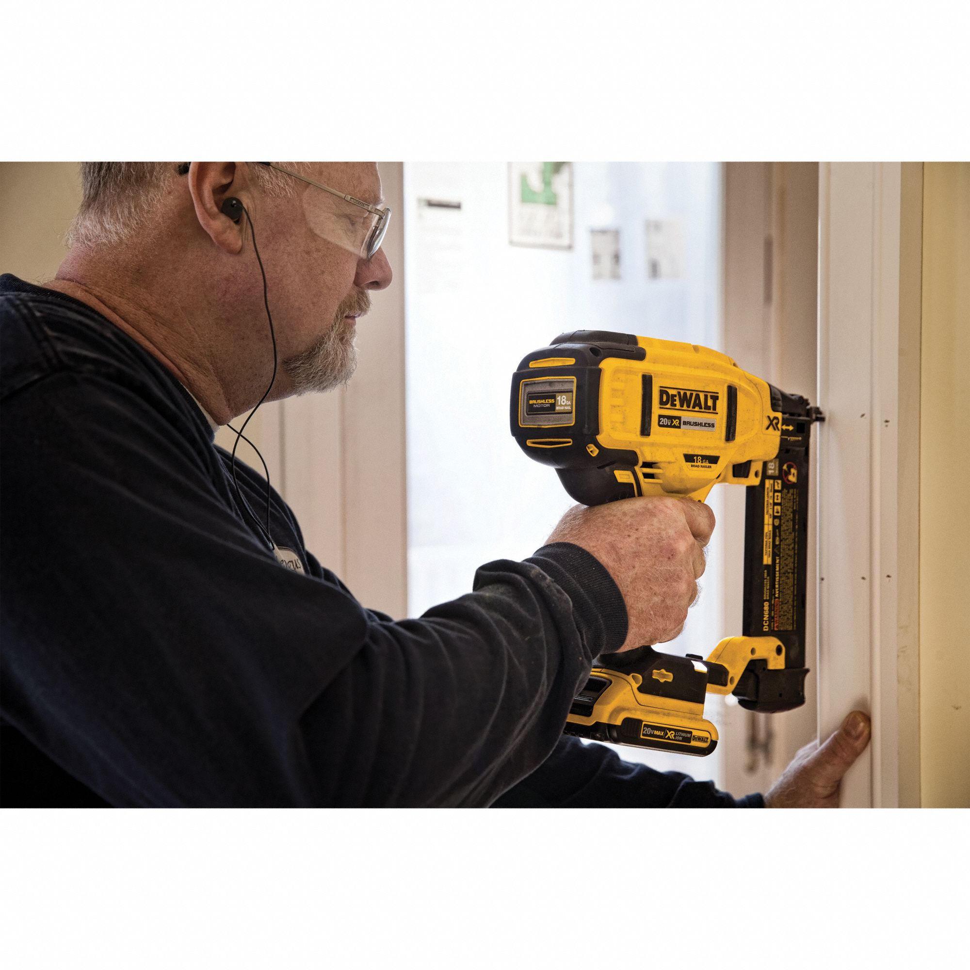 DEWALT Cordless, Nail Gun, 20V DC 400A02DCN680B Grainger