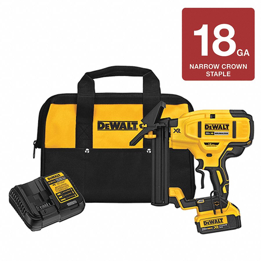 DEWALT Cordless, Staple Gun, 20V DC 400A07DCN682M1 Grainger