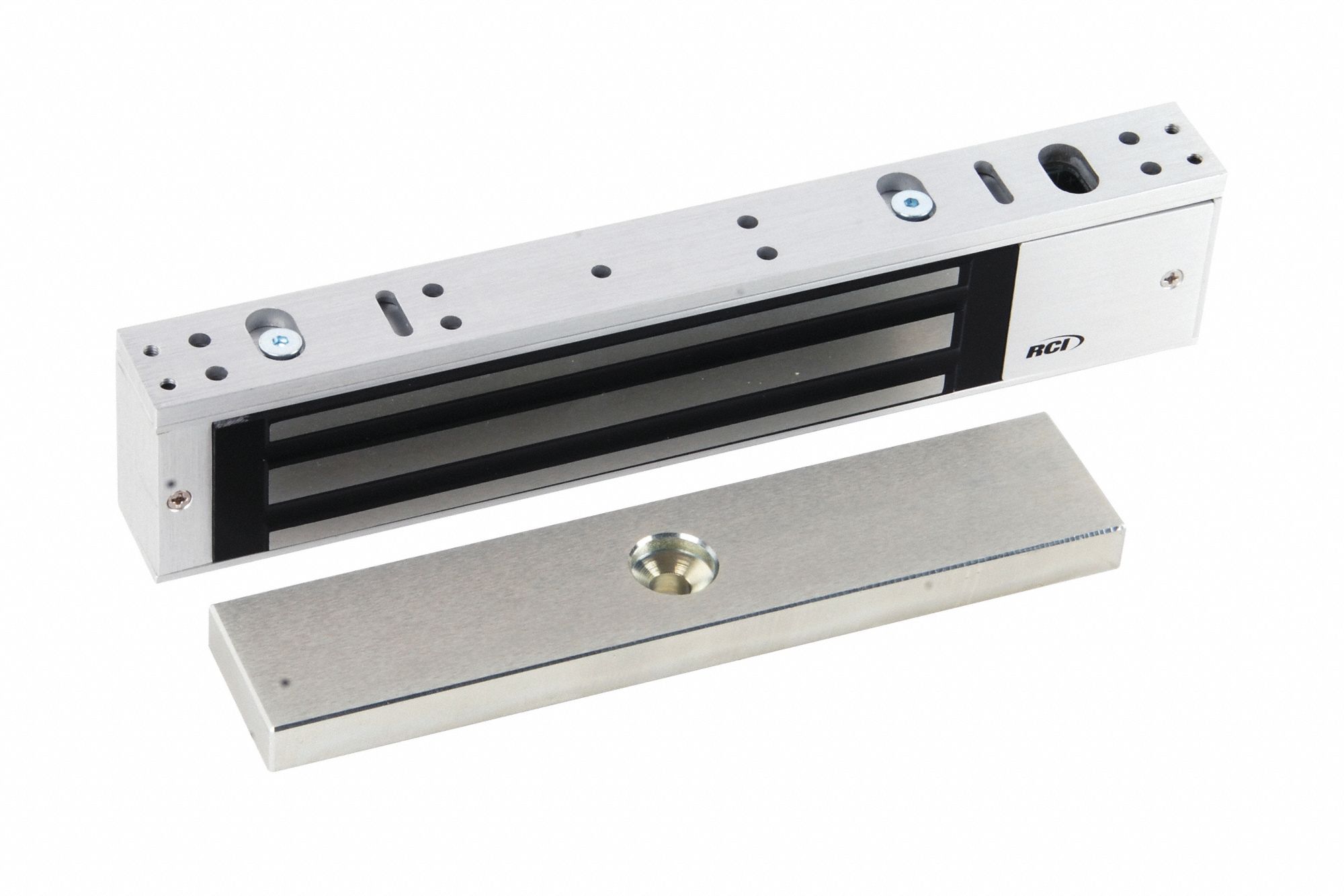 Electromagnetic Lock: 9 3/8 in Lg, 1 7/8 in Wd, 1 in Ht