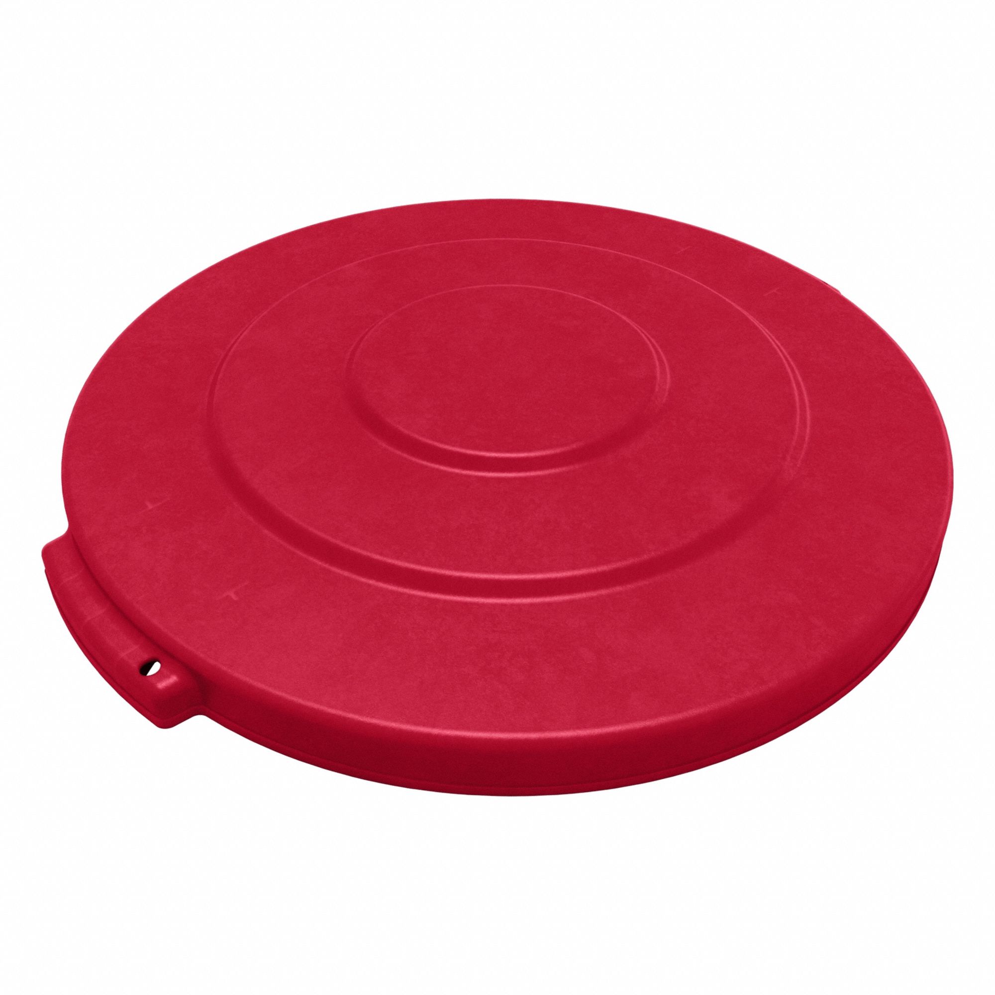 Trash Can Top Red 20 gal cap. Round