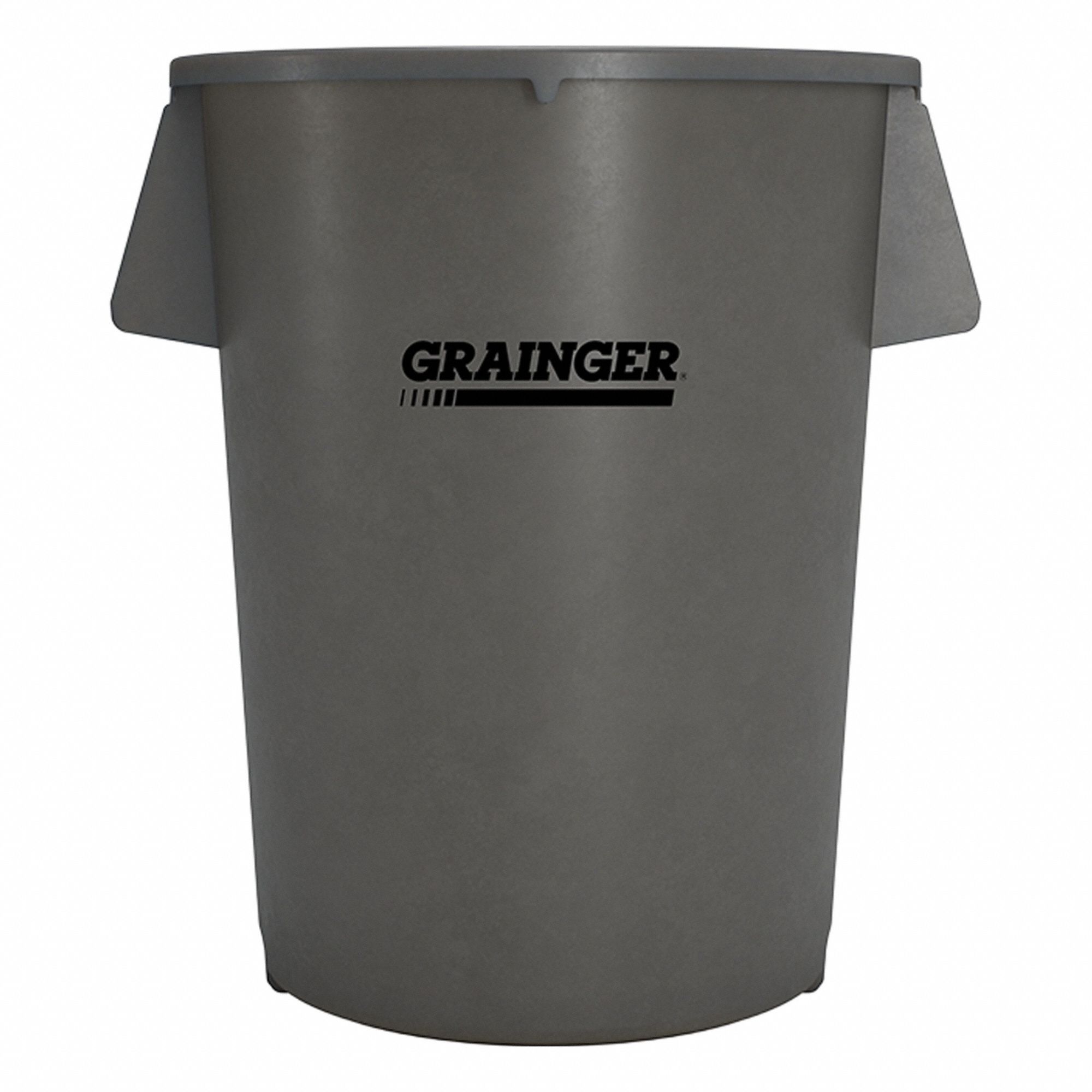 Trash Can Gray 10 gal cap. Round