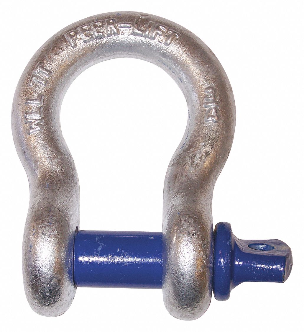 GRAINGER APPROVED Anchor Shackle, Alloy Steel Body Material, Alloy