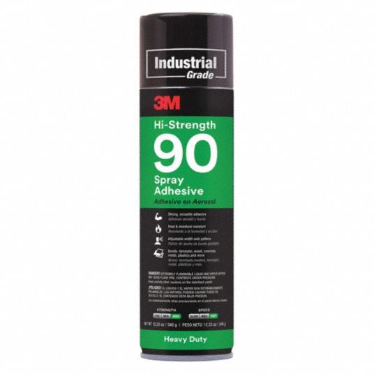 3M Spray Adhesive, Aerosol Can, 12.23 oz Container Size Adhesives