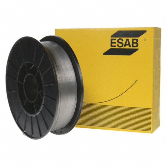 ESAB MIG Welding Wire Carbon Steel, ER70S6, 0.035 in, 11 lb, Plastic
