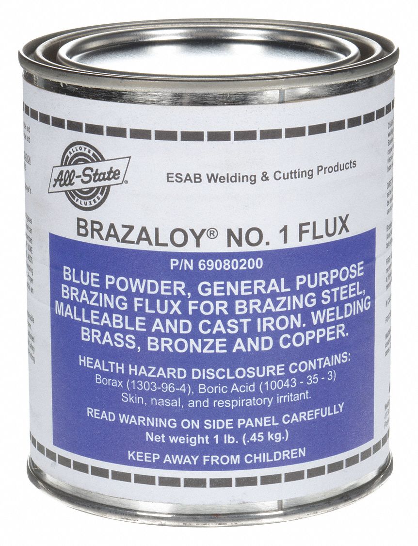 ALLSTATE Brazing Flux 1 lb, Can, Powder, FB3F, AllState Brazaloy 1