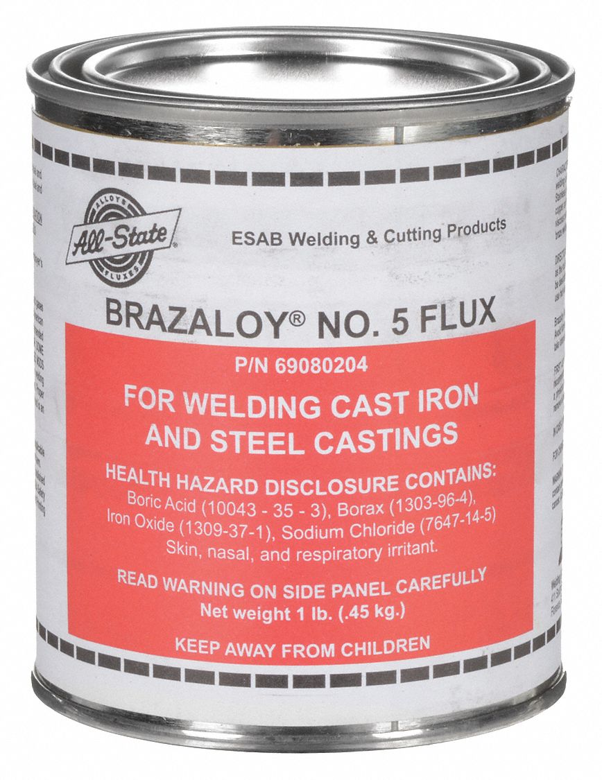 ALLSTATE Brazing Flux 1 lb, Can, Powder, FB3F, AllState Brazaloy No