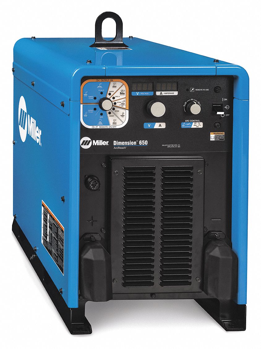 MULTIPROCESS WELDER, DIMENSION 650, DC, POWER SOURCE ONLY