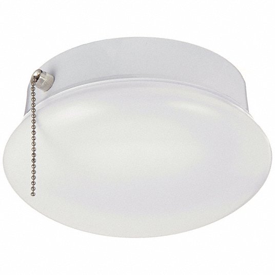7 in Dia, White, LED Flush Mount Light - 400H30|54484141 7 in Dia, White, LED Flush Mount Light - 400H30|54484141