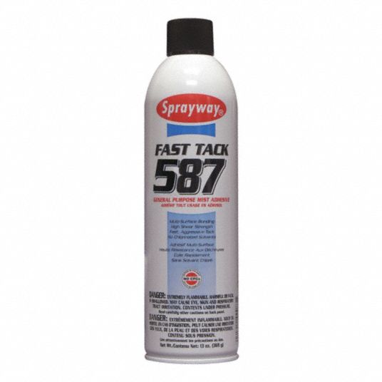 SPRAYWAY Spray Adhesive, Aerosol Can, 20.0 oz Container Size