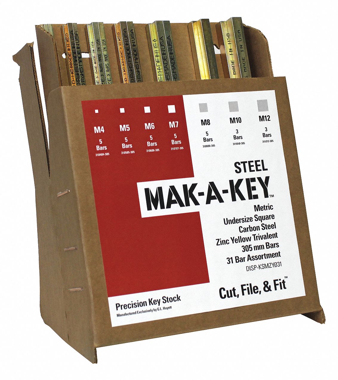 Metric, Straight Key Stock Assortment, Key Stock Assortment,Metric,31