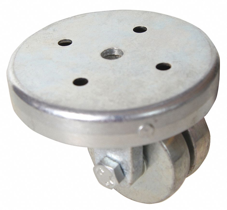 GRAINGER APPROVED LowProfile EasyTurn Standard Plate Caster 2 in