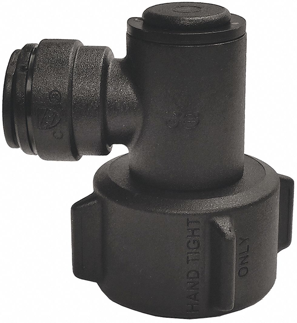 JOHN GUEST Female Swivel Elbow, Tube Fitting Material Polysulfone