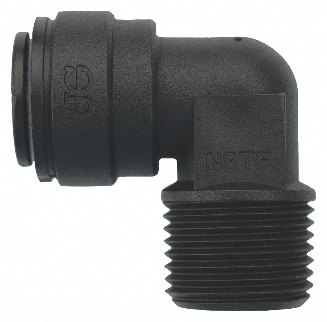 JOHN GUEST Fixed Elbow, Tube Fitting Material Polypropylene, Fitting