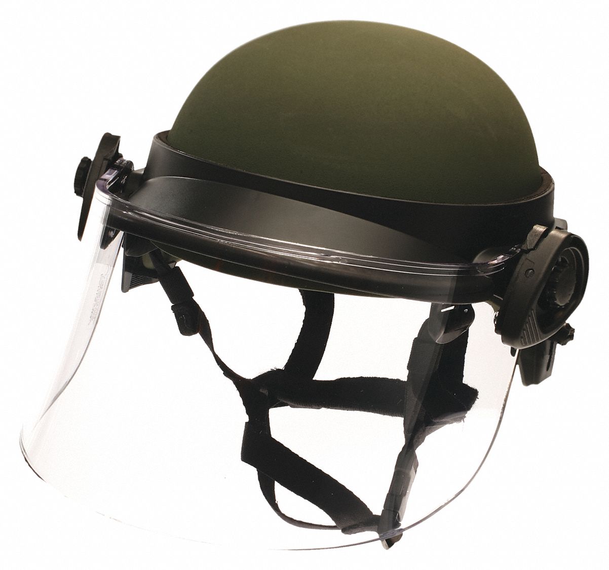 Riot Control Face Shield: Universal, Polycarbonate, Pivot