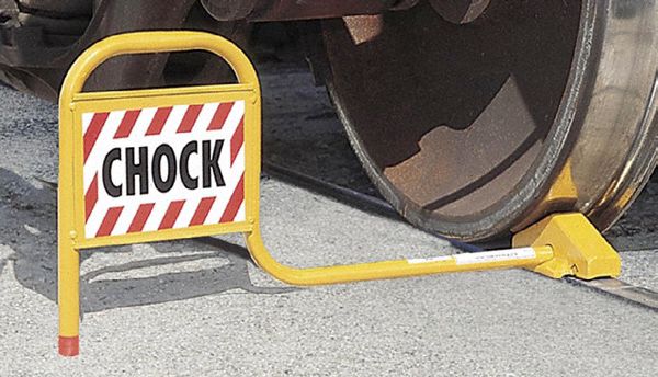 Wheel Chock: Steel, 31 in Overall Lg, 7 1/2 in Overall Wd, 14 1/8 in Overall Ht, 1 Chocks