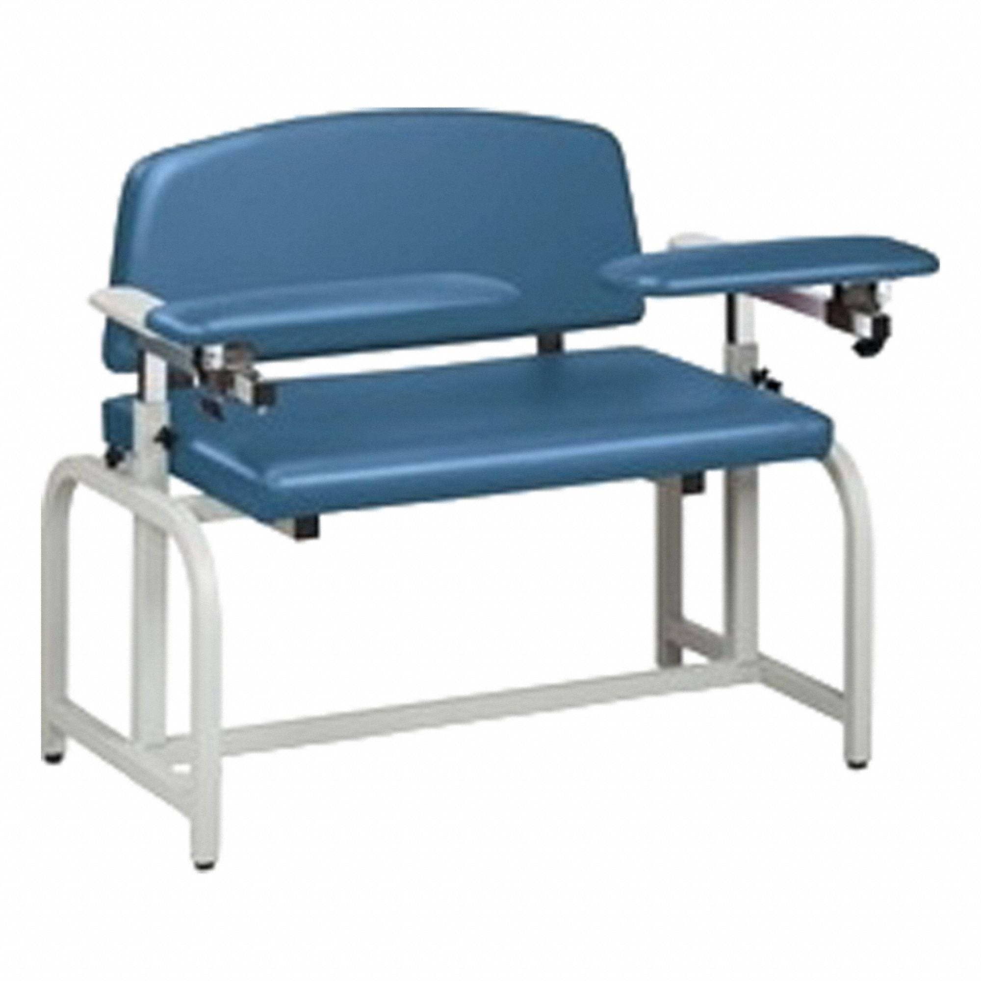 Blood Draw Chair: 700 lb Load Capacity, 36 in H x 29 in D x 46 in W Chair Size, Vinyl