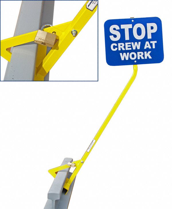 Yellow, Not Punched Hole Punch, Sign Holder - 2AH172|4015-07 - Grainger