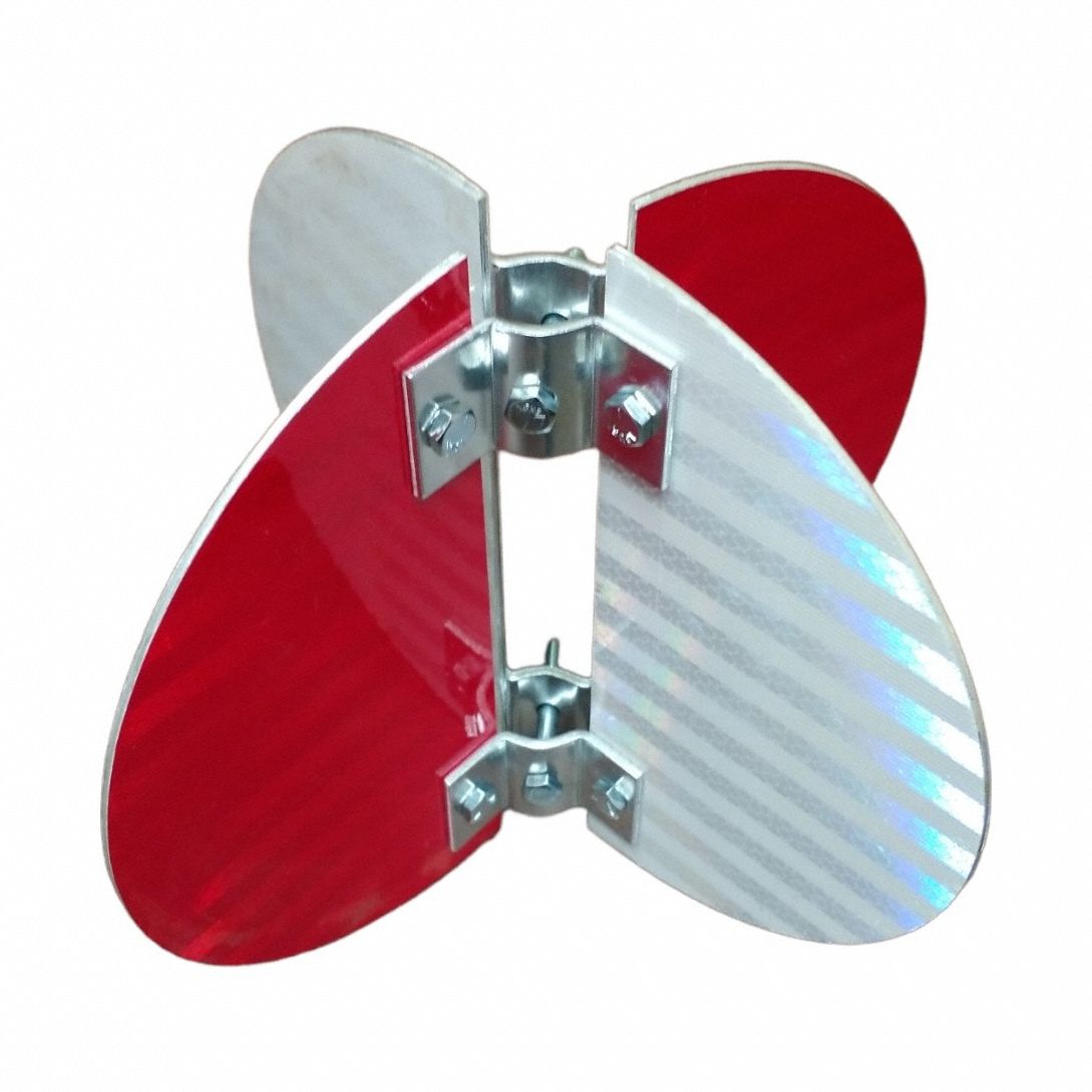 Target: Mounting Hardware Included, Red/White, Target Brackets and Mounting Hardware