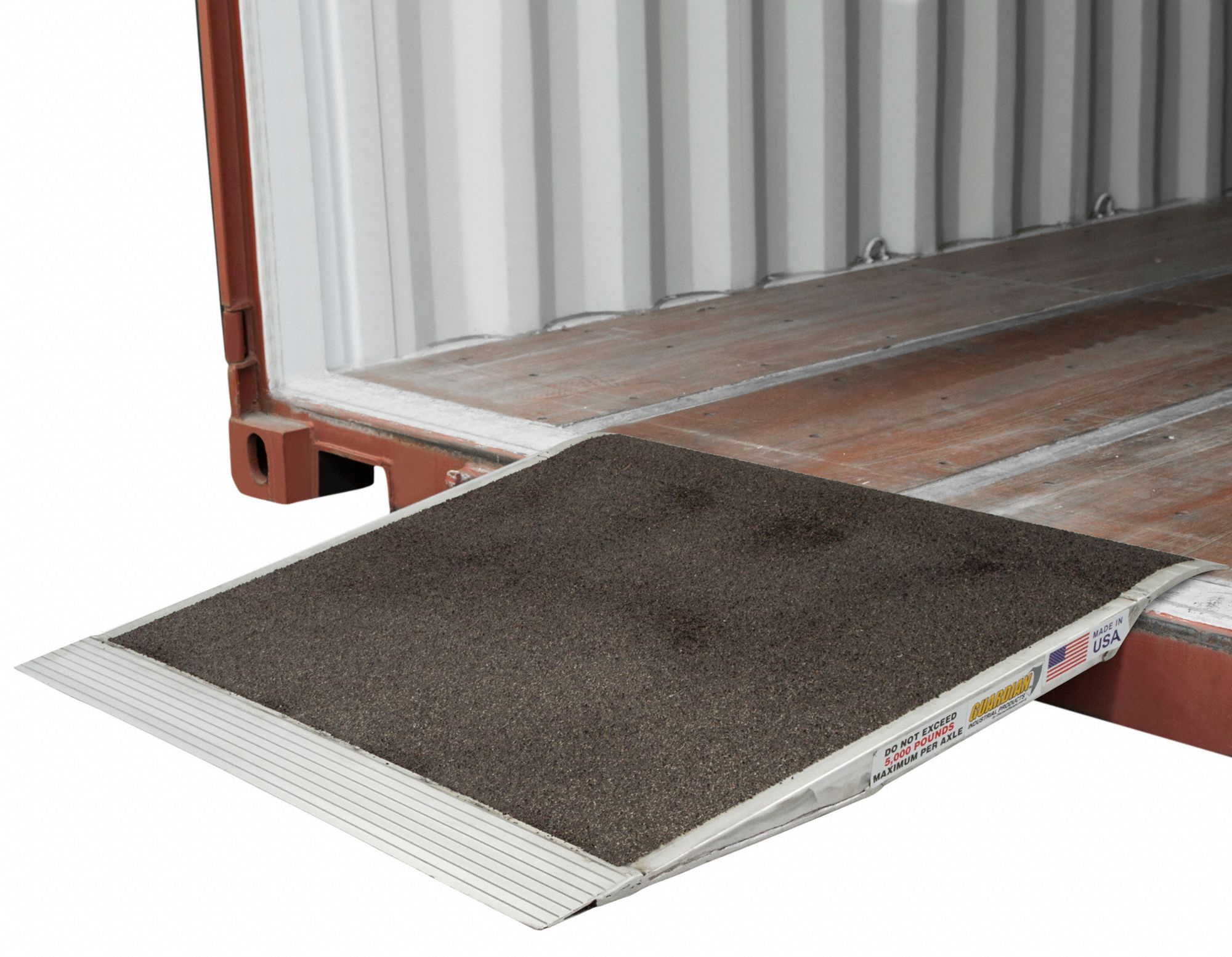 HEAVY DUTY RAMPS 36 inL x 36 inW Aluminum Container Ramp; Load Capacity
