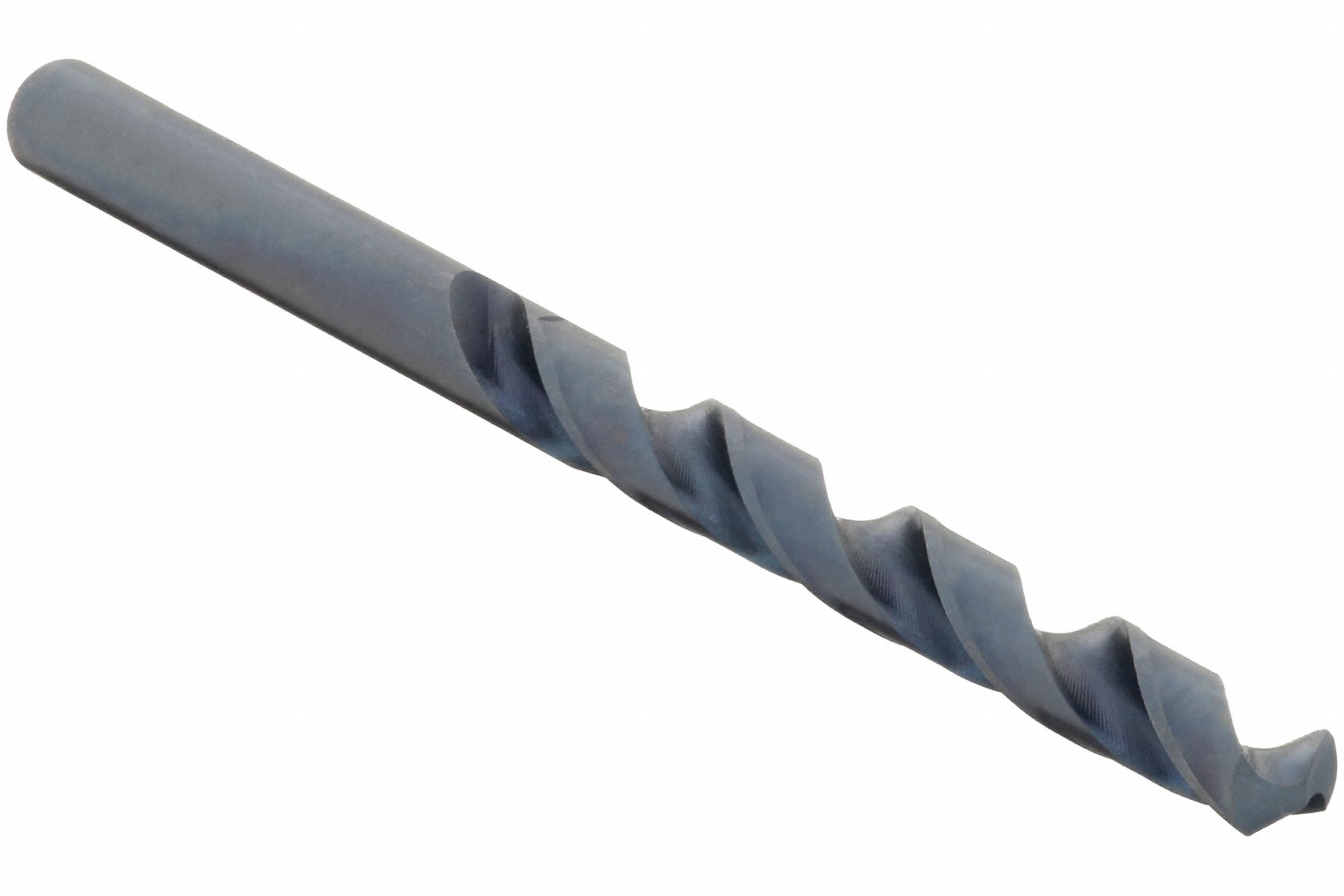 Jobber Length Drill Bit: #3, 118° Point, Black Oxide HSS