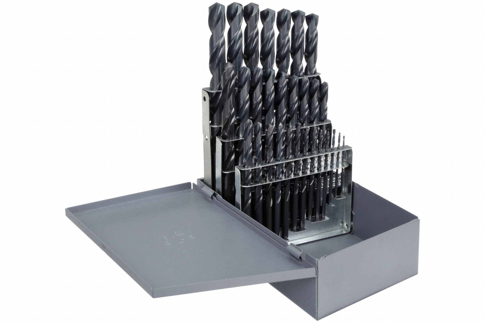 JOBBER LENGTH DRILL BIT SET, 1/16 IN SMALLEST BIT, ½ IN LARGEST BIT, ASME, 135 ° , RH