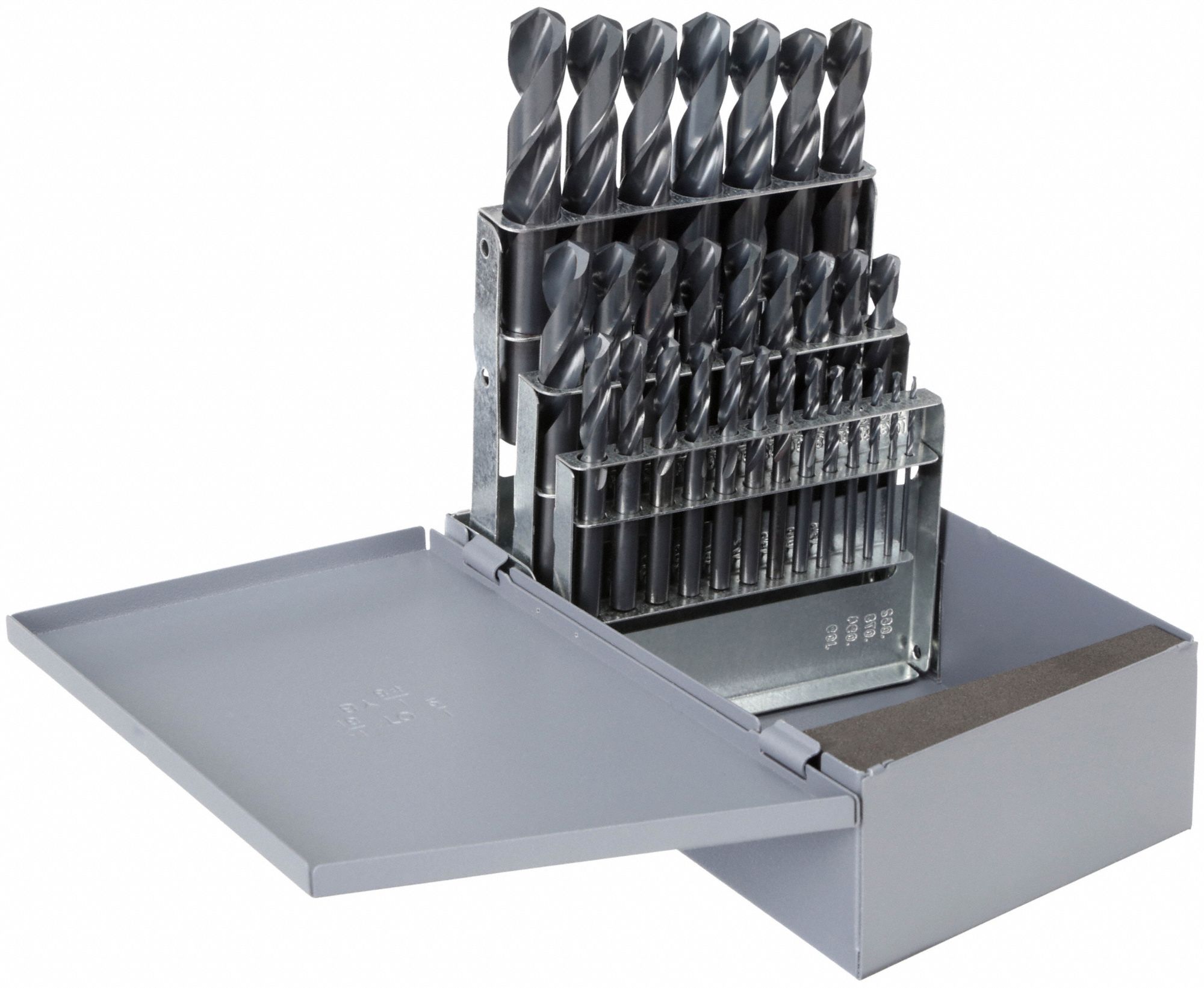 SCREW MACHINE DRILL BIT SET, 1/16 IN SMALLEST DRILL BIT, ½ IN LARGEST DRILL BIT SIZE