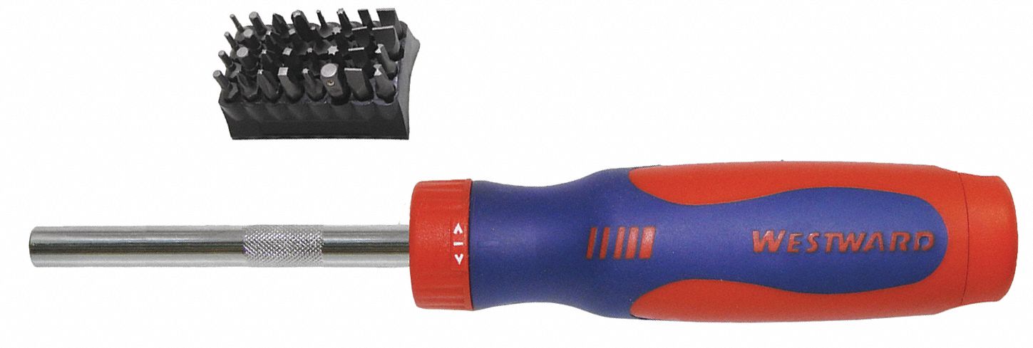 Multi-Bit Screwdriver 9 in L