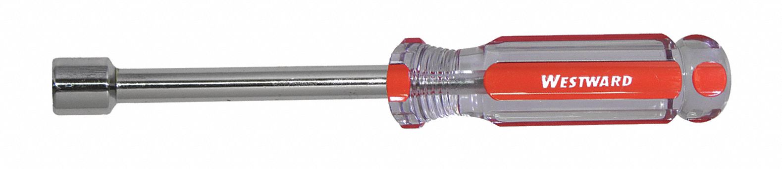 SOLID ROUND SHANK NUT DRIVER, 12 MM TIP SIZE, 7 IN OVERALL L, 25.4 MM BOLT CLEARANCE