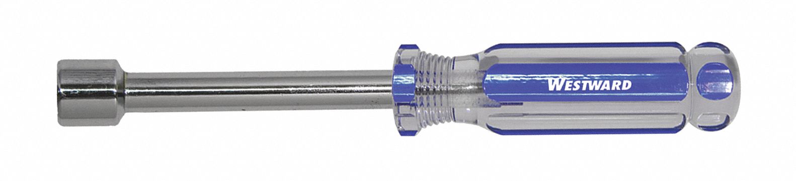 SOLID ROUND SHANK NUT DRIVER, 13 MM TIP SIZE, 7 IN OVERALL L, 25.4 MM BOLT CLEARANCE