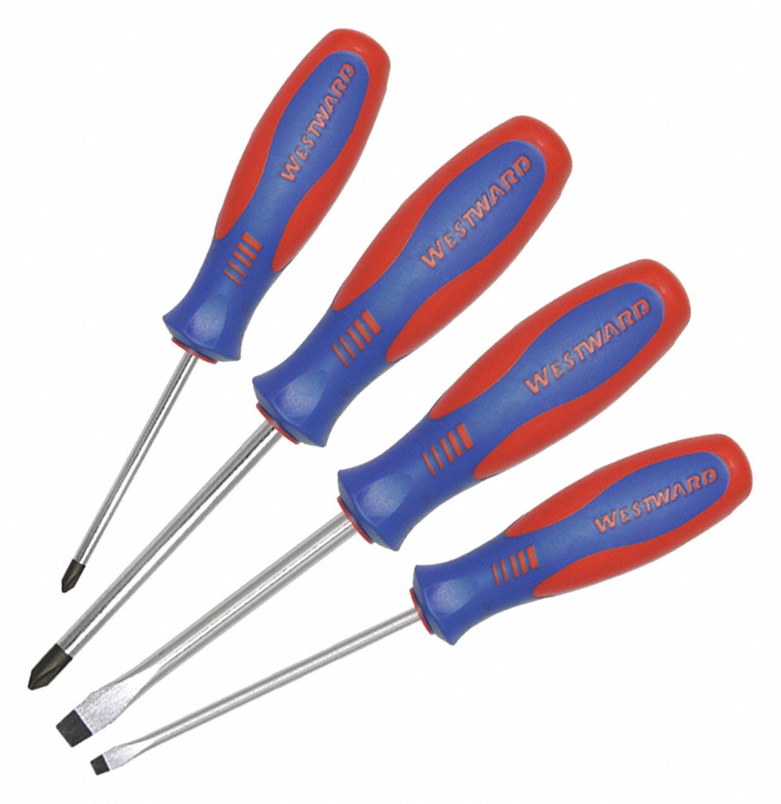 SCREWDRIVER SET,4 PCS,PHILLIPS/SLOTTED