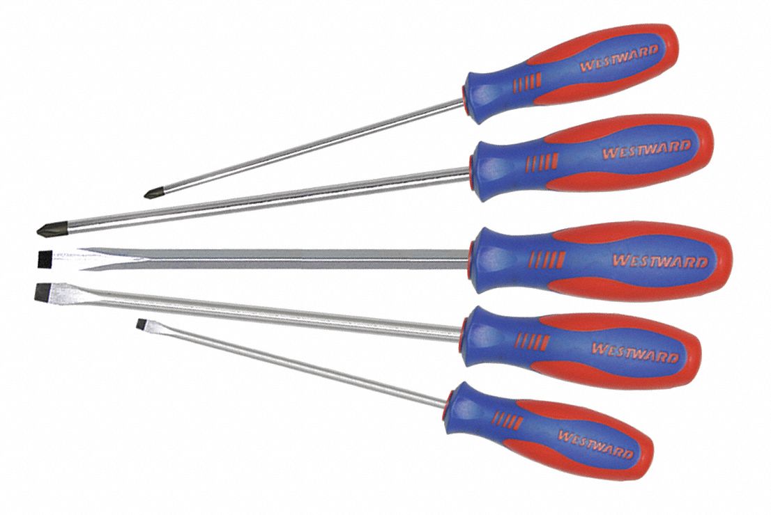 SCREWDRIVER SET,5 PCS,MULTICOMPONENT