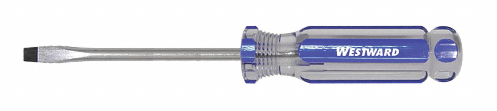GENERAL PURPOSE SLOTTED SCREWDRIVER, 1/8 IN TIP SIZE, 5 IN OVERALL L, 2 1/2 IN SHANK L