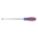 GENERAL PURPOSE SLOTTED SCREWDRIVER, 1/4 IN TIP SIZE, 12 1/2 IN OVERALL L, 8 IN SHANK L