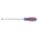 GENERAL PURPOSE SLOTTED SCREWDRIVER, 1/4 IN TIP SIZE, 12 1/2 IN OVERALL L, 8 IN SHANK L