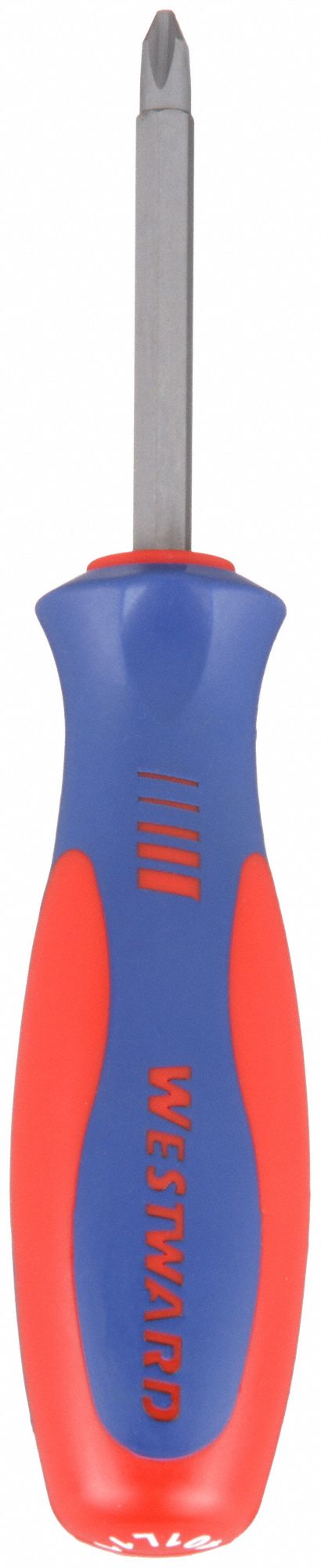 MULTI-BIT SCREWDRIVER, PHILLIPS/SLOTTED TIP, 1/4 IN/#2 TIP SIZE, 2 TIPS, 7 IN OVERALL L