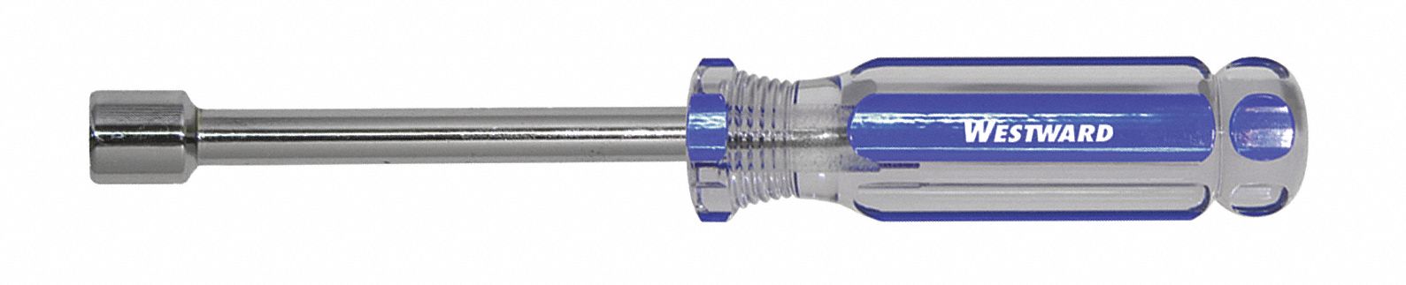 SOLID ROUND SHANK NUT DRIVER, 10 MM TIP SIZE, 7 IN OVERALL L, 25.4 MM BOLT CLEARANCE