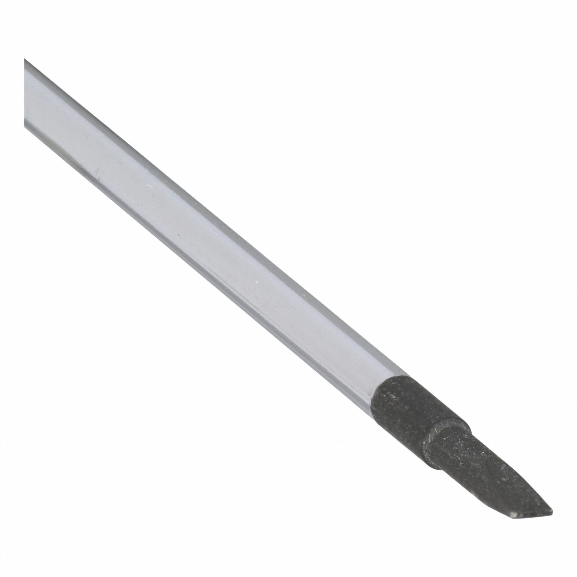 Precision Slotted Screwdriver: 5/64 in Tip Size, Std Lg, 6 1/4 in Overall Lg, Not Insulated